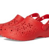 Crocs Üniseks Yetişkin Klasik Takunya Çiçek Desenli Tasarım, Kiraz Kırmızısı, 39/40 EU