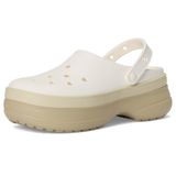 Crocs Üniseks-Yetişkin Klasik Yığılmış Takunya Platformu, Tebeşir, 38/39 EU