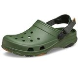 Crocs Üniseks Yetişkin Tüm Arazi Takunyaları Ayarlanabilir Topuk Kayışı ile, Ordu Yeşili, 12 Women/10 Men