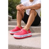 Crocs Unisex Bayaband Clogs Poppy iconic Comfort Terlik Sandalet Kırmızı Beyaz Lila