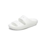 Crocs Unisex Classic V2 sandalet, Beyaz, 42/43 EU