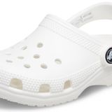 Crocs Unisex Çocuk Classic Clog K/T Terlik, White, 33/34 EU