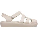 Crocs Unisex Çocuk Classic Fisherman Sandalet, 30-31, 210625-0LHSandstone, Sandstone, Unisex Çocuk