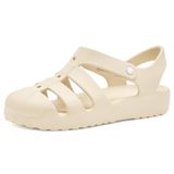 Crocs Unisex Çocuk Classic Fisherman Sandalet, 32-33, 210625-0LHSandstone, Sandstone, Unisex Çocuk