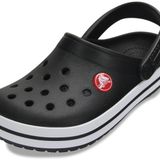 Crocs Unisex Çocuk Crocband Clog T Terlik, Black, 24-25 EU