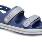 Crocs Unisex Çocuk Crocband Cruiser Sandal K/T Bijou Blue/Light Grey Terlik, Bijou Blue/Light Grey, 33/34 EU