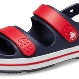 Crocs Unisex Çocuk Crocband Cruiser Sandal K/T Navy/Varsity Red Terlik, Navy/Varsity Red, 29/30 EU