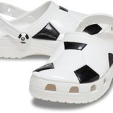 Crocs Unisex Çocuk Klasik Futbol Topu Takunya T, siyah beyaz, 8 UK Child
