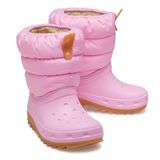 Crocs Unisex Çocuk Klasik Neo Puff Boot K Kar Botları, Pembe Tüvit Sakızı, 6 UK Child