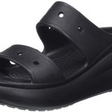 Crocs Unisex Klasik Crush Sandalet, Siyah, 38/39 EU