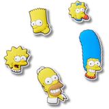 Crocs Unisex The Simpsons 5'li paket ayakkabı askısı, çok renkli