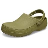 Crocs Unisex Yetişkin Classic Crafted Canvas Clogs Ahşap Ayakkabı, Aloe, 40/42 EU