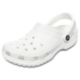 Crocs Unisex Yetişkin Klasik Mermer Batik Takunya, Beyaz, 14 Women/12 Men