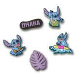 Crocs Unisex Yetişkin Stitch Tropical 5'li Paket Ayakkabı Askısı, Çok Renkli, Çok renkli, Ölçü Birimi