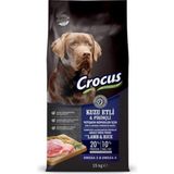 Crocus 15 KG Kuzu Etli Pirinçli Yetişkin Köpek Maması