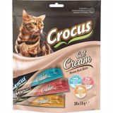 Crocus 30x15 gr Çoklu Tavuklu Ton Balıklı Somonlu Krema Kedi Ödülü