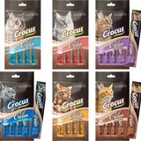 Crocus Altılı Kedi Krema Ödülü (Ton Balıklı,somonlu,somon&karides,karidesli,tavuklu,yengeçli) - 6