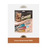 Crocus Cat Dream Ton & Somon & Tavuk Çoklu Karışık Krema Kedi Ödül Maması 30x15 gram