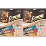 Crocus Çoklu Tavuklu & Ton Balikli & Somonlu Krema Kedi Ödülü 30X15G (2 paketi)