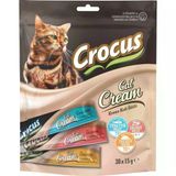 CROCUS Crocus Çoklu Tavuklu Ton Balıklı Somonlu Krema Kedi Ödülü 30x15g