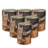 Crocus Dana Etli 6x400 gr Yetişkin Kedi Yaş Maması