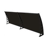 Crocus Kapı Pencere Üstü Pratik Sundurma 80X240 – Siyah