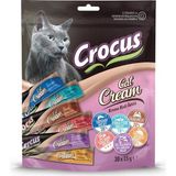 Crocus Krema Kedi Ödülü 30x15 gr 6 Çeşit Lezzet Tavuk Somon Ton Balığı Karides Yengeç