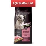 Crocus Kuzu Etli Pirinçli 1 kg Açık Yavru Köpek Maması
