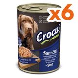 Crocus Kuzu Etli Sos Içinde Parça Etli 6x400 gr Köpek Konservesi