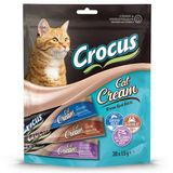 Crocus Somon Karidesli Yengeçli ve Karidesli Karışık 30x15 gr Krema Kedi Ödülü
