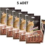 Crocus Yengeçli Krema Kedi Ödülü 4X15GR 5 Adet