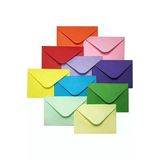 Crodle 100 Adet 13X18 Cm Karışık Renkli Zarf Hediye Doğum Günü Düğün Para Davetiye Mektup Zarfı