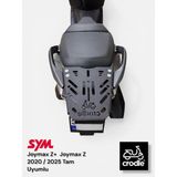 Crodle Joymax Z+ / Joymax Z Arka Çanta Demiri Tabla 2020-2025 - Shad SH58X SH59X Tam Uyumlu - Standart - Siyah