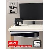 Crodle Ps5 Pro & Fat Için Masa Altı Montaj Standı Yerden Tasarruf Sağlar Rahat Hava Akışı - Siyah