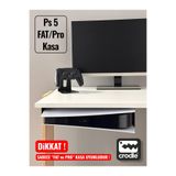Crodle Ps5 Pro & Fat İçin Masa Altı Montaj Standı Yerden Tasarruf Sağlar Rahat Hava Akışı
