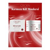 Croen Beauty Kırmızı Kil Maskesi | Gözenek Sıkılaştırıcı | Siyah Nokta ve Yağ Karşıtı, 100 ml