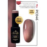 CROJE KALICI OJE Inci Tanecikli Manyetik Cat Eye / Kedi Gözü Kalıcı Oje - PC046 (12 ML)