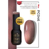 CROJE KALICI OJE Inci Tanecikli Manyetik Cat Eye / Kedi Gözü Kalıcı Oje - PC046 (5 ML)