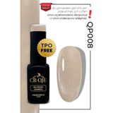 Croje Kalıcı Oje Inci Tanecikli Manyetik Cat Eye / Kedi Gözü- QP008 (12 Ml) - Krem