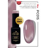 CROJE KALICI OJE Kalıcı Oje Inci Tanecikli Manyetik Cat Eye / Kedi Gözü- Pc015 (12 ML)