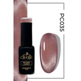 CROJE KALICI OJE Kalıcı Oje Inci Tanecikli Manyetik Cat Eye / Kedi Gözü- PC035 (12 ML)