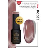 CROJE KALICI OJE Kalıcı Oje Inci Tanecikli Manyetik Cat Eye / Kedi Gözü- PC035 (5 ML)