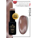 CROJE KALICI OJE Kalıcı Oje Inci Tanecikli Manyetik Cat Eye / Kedi Gözü- PC045 (12 ML)