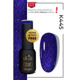 CROJE KALICI OJE Kalıcı Oje K445 - Simli Lacivert (5 ML)