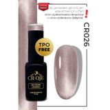 CROJE KALICI OJE Kalıcı Oje Korean Cat Eye Kristal Efektli Manyetik Cat Eye / Kedi Gözü Cr026 (12 ML)