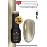 CROJE KALICI OJE Kalıcı Oje Korean Cat Eye Kristal Efektli Manyetik Cat Eye / Kedi Gözü-CR040 (5 ML)