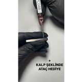 CROJE KALICI OJE Kalp Şekli Veren Ataç Hediyeli Süper Güçlü Cat Eye / Kedi Gözü Kalıcı Oje Mıknatısı