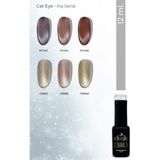 Croje Kalıcı Oje Kışa Özel Koyu Cat Eye (Kedi Gözü) Serisi ( 12 Ml) (6 Adet) - Çok Renkli