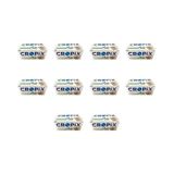 Cropix Tahta Ahşap Bambu Doğal Çay Kahve Karıştırıcı Çubuk Kaşık - 10.5 Cm. - 400 Adetlik 10 Paket Ahşap