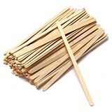 Cropix Tahta Ahşap Bambu Doğal Çay Kahve Karıştırıcı Çubuk Kaşık - 10.5 Cm. - 400 Adetlik Paket Kahverengi